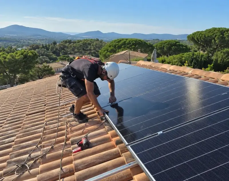 Installateur panneaux solaires Hérépian — pose photovoltaïque sur toiture
