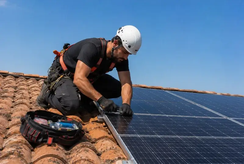 Maintenance et monitoring de panneaux solaires à Hérépian