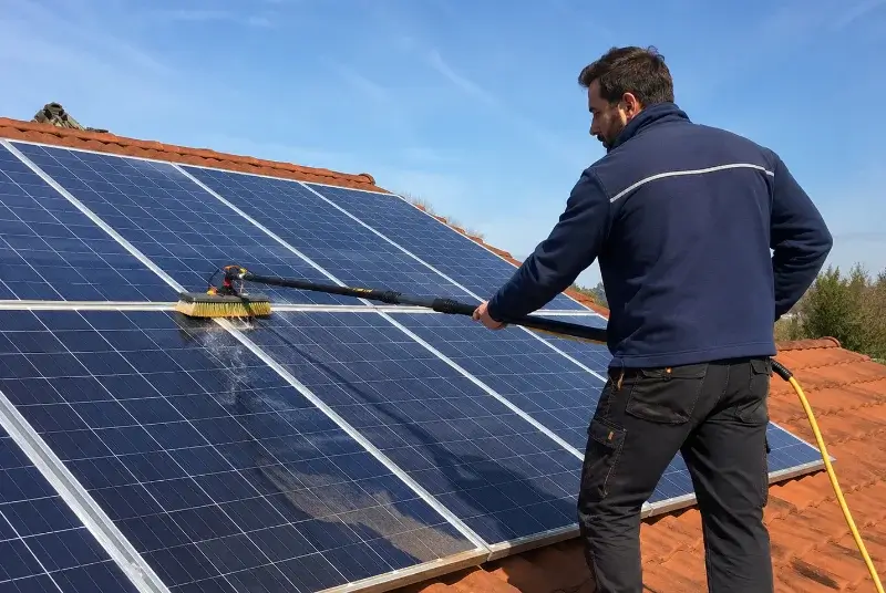 Nettoyage et entretien de panneaux solaires à Hérépian